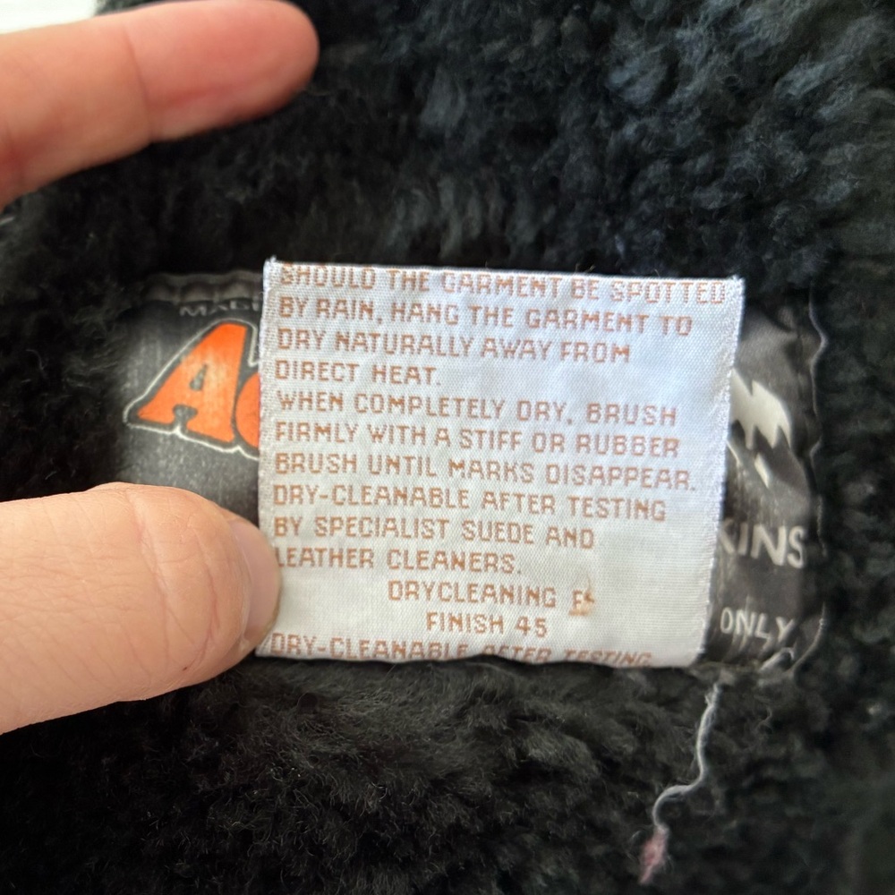 Vintage Aorangi Green Sheepskin Shearling Coat With Virgin Wool Pile View 6